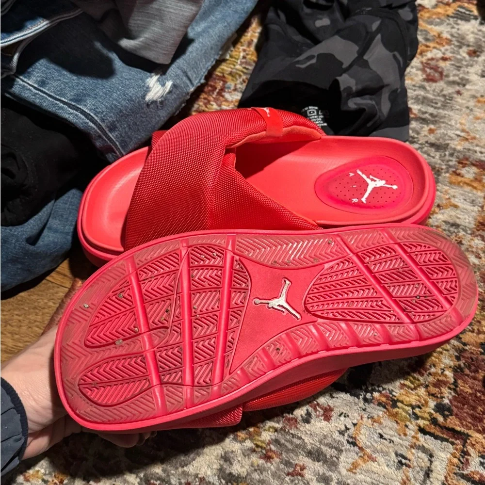 NIKE Women's Jordan Sophia Red Slides Size 8